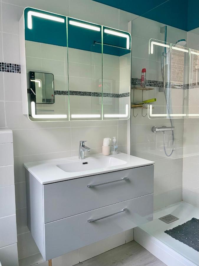 La Batelière, appartement mer avec patio privé Mers-les-Bains Extérieur photo