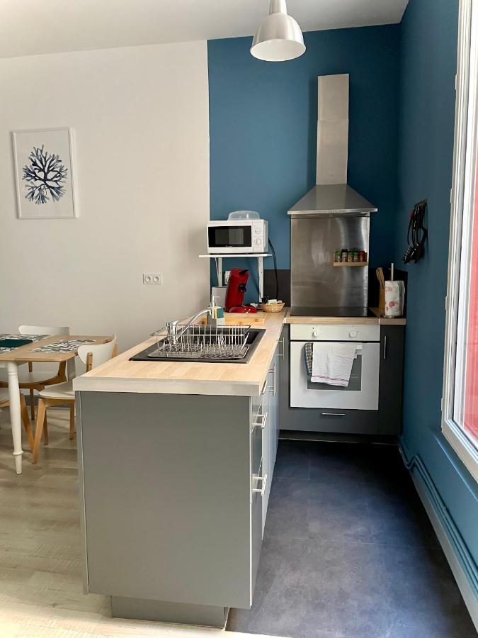 La Batelière, appartement mer avec patio privé Mers-les-Bains Extérieur photo